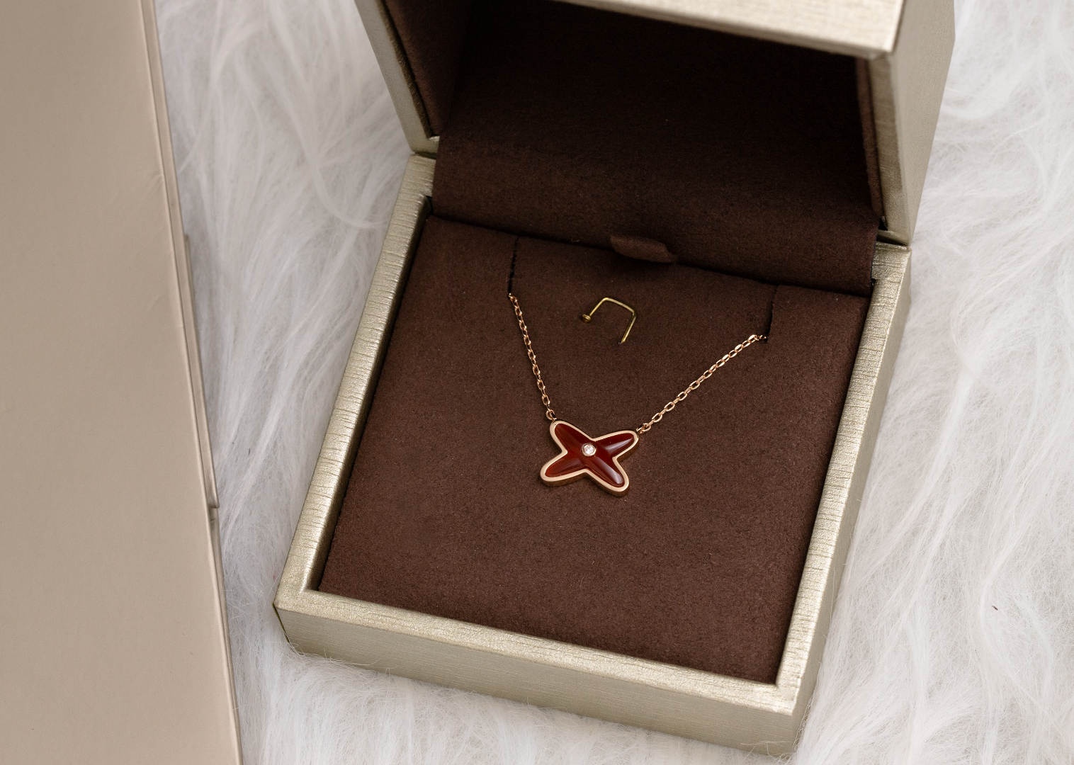 [Lumi Jewels]JEUX DE NECKLACE 1 DIAMOND