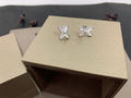 [Lumi Jewels]JEUX DE WHITE MOP SILVER DIAMOND EARRINGS