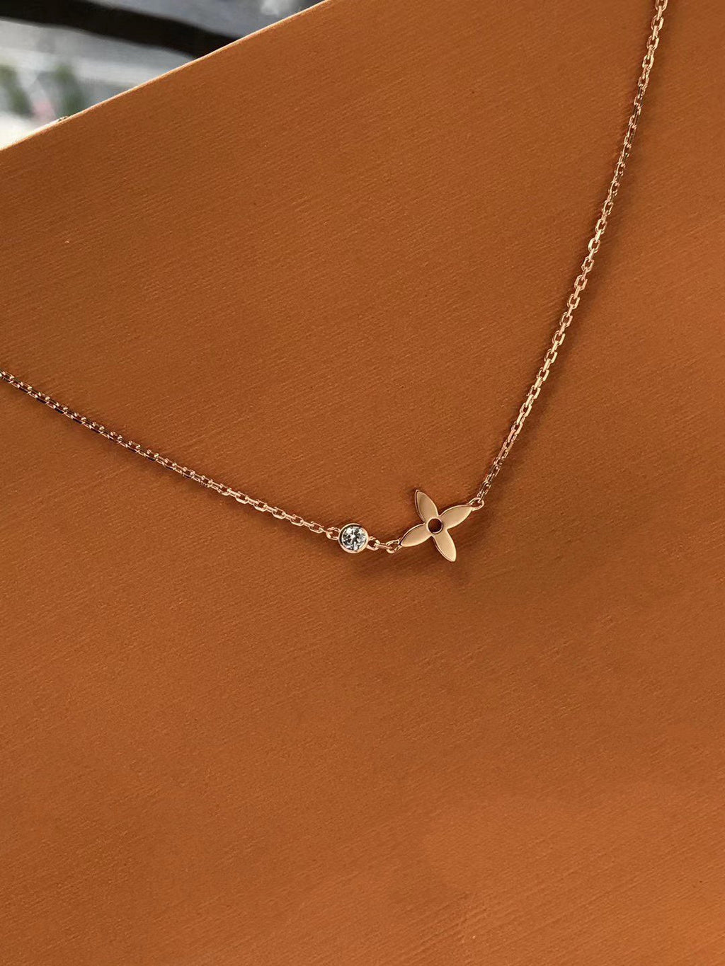 [Lumi Jewels]BLOSSOM PENDANT PINK GOLD AND DIAMOND