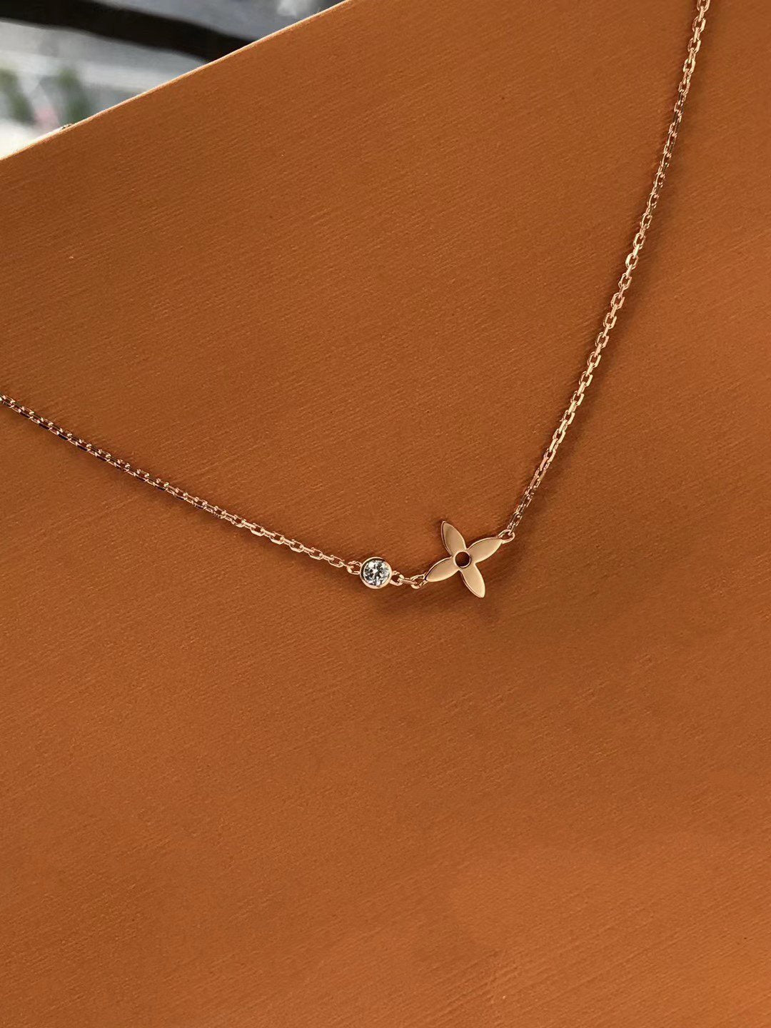 [Lumi Jewels]BLOSSOM PENDANT PINK GOLD AND DIAMOND