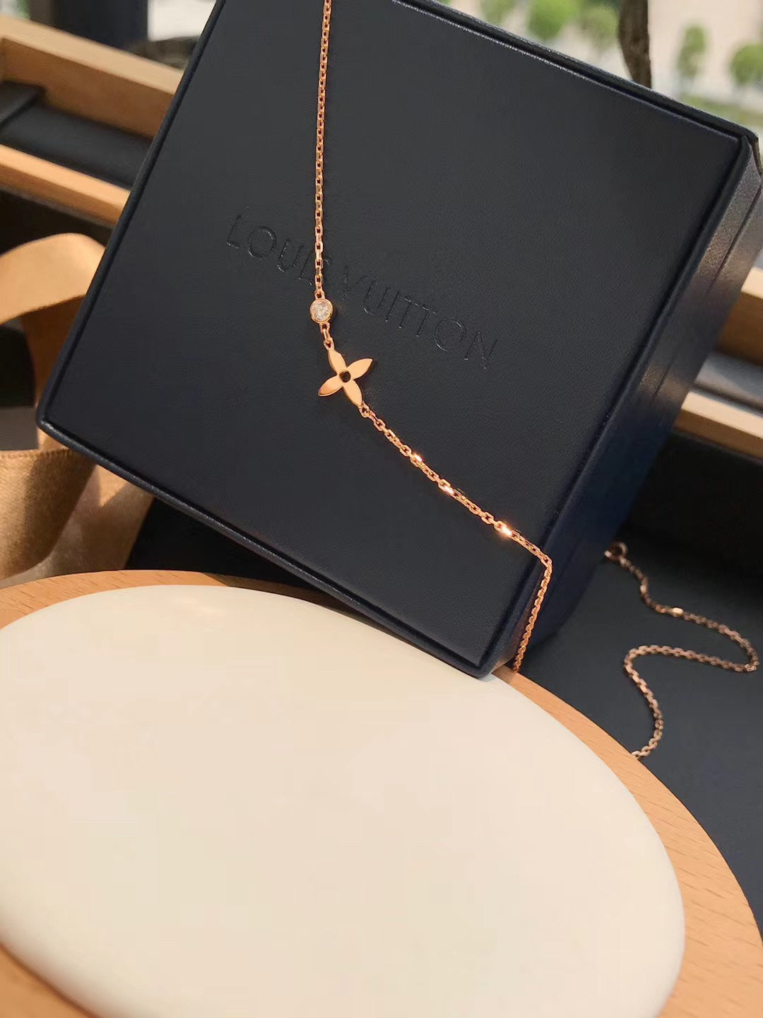 [Lumi Jewels]BLOSSOM PENDANT PINK GOLD AND DIAMOND