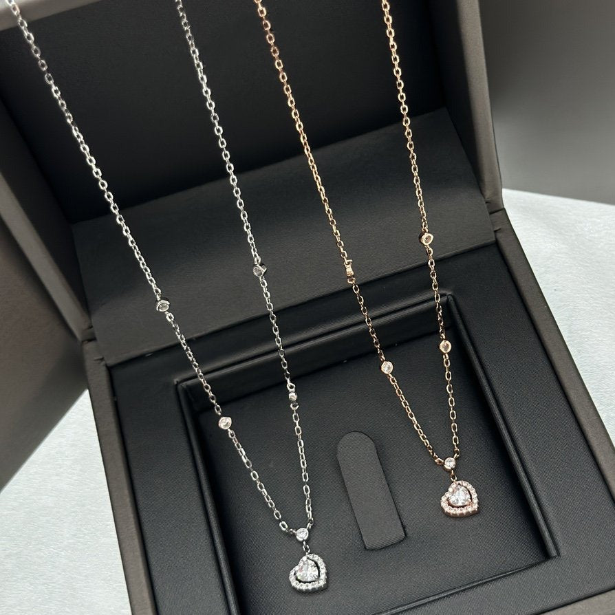 [Lumi]JOY HEART DIAMOND NECKLACE