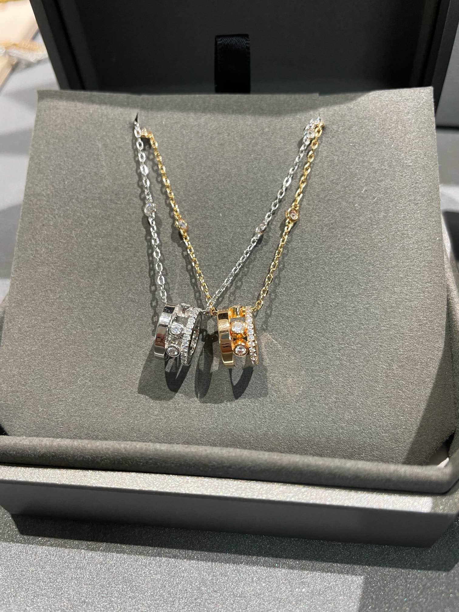 [Lumi]CHAIN MOVE ROMANE PEDAND NECKLACE