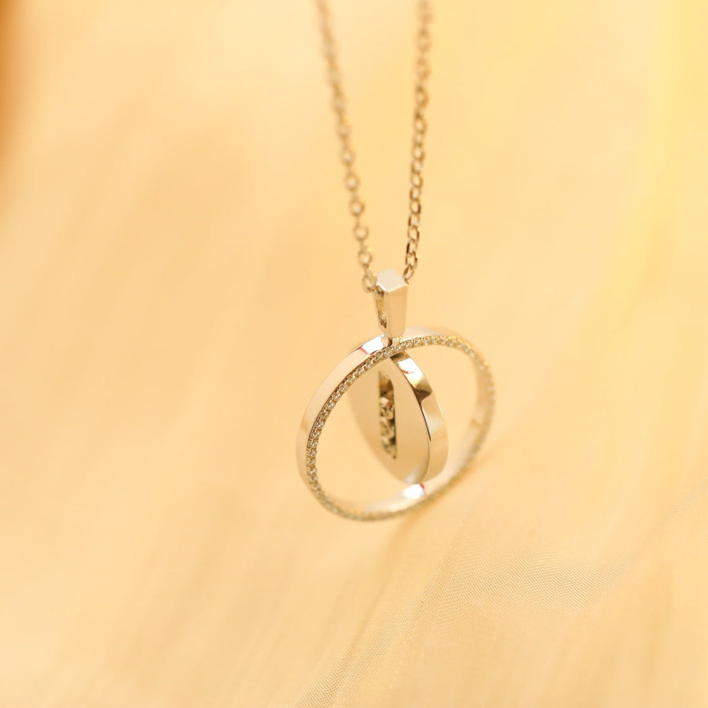 [Lumi]LUCKY MOVE MM SILVER DIAMOND NECKLACE