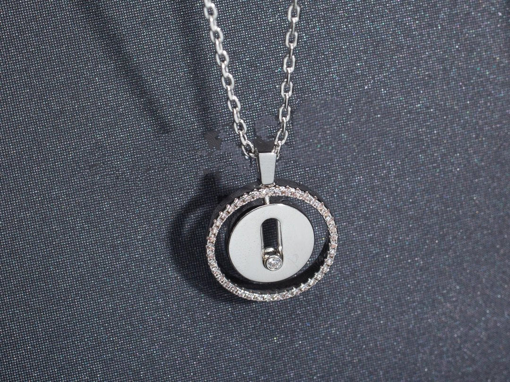 [Lumi]LUCKY MOVE PM NECKLACE SILVER DIAMOND