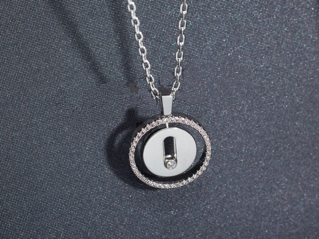 [Lumi]LUCKY MOVE PM NECKLACE SILVER DIAMOND