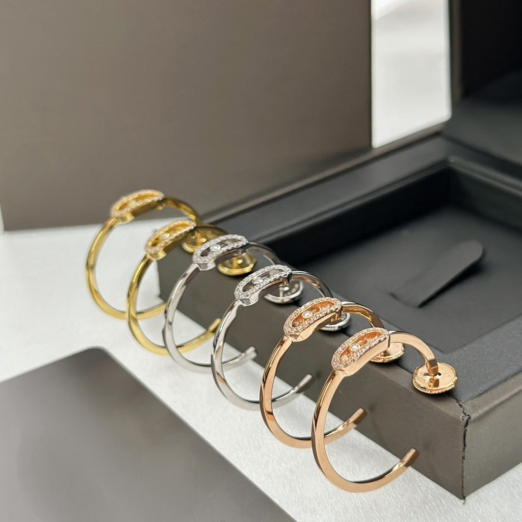 [Lumi]CREOLES MOVE UNO PM DIAMOND EARRINGS