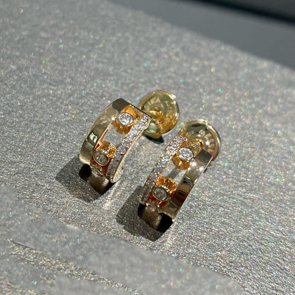[Lumi]MOVE ROMANE EARRINGS DIAMOND