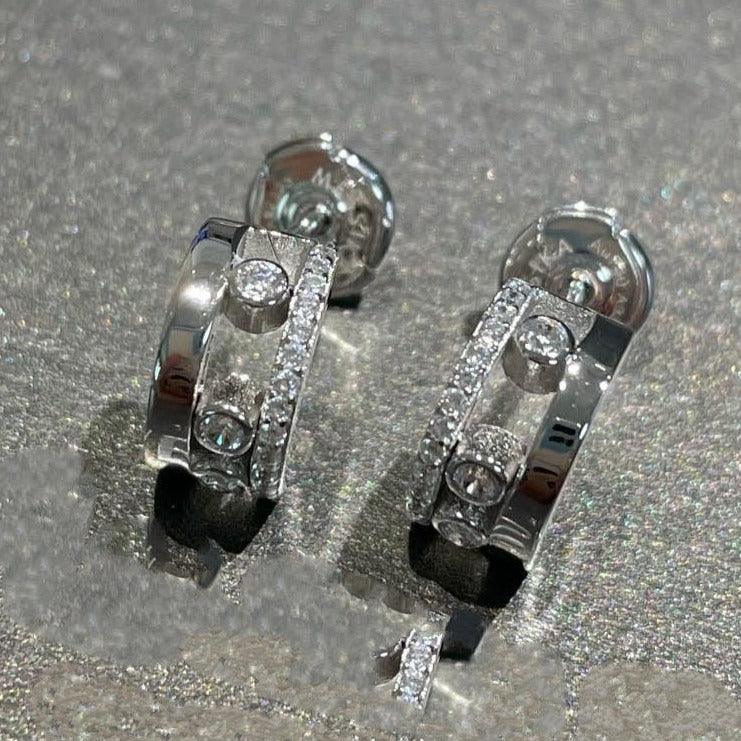 [Lumi]MOVE ROMANE EARRINGS DIAMOND