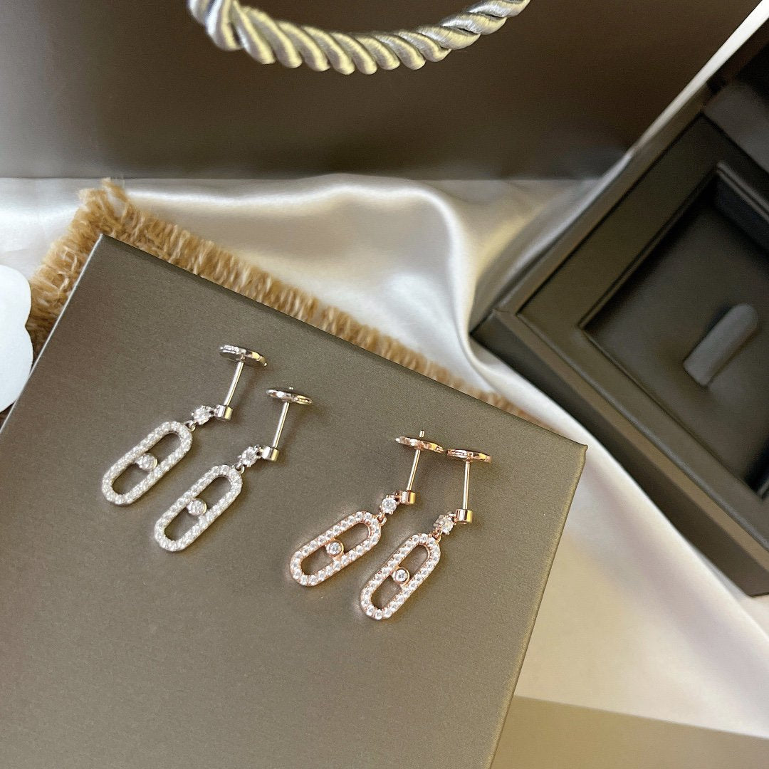 [Lumi]DORMEUSES MOVE UNO DIAMOND EARRINGS