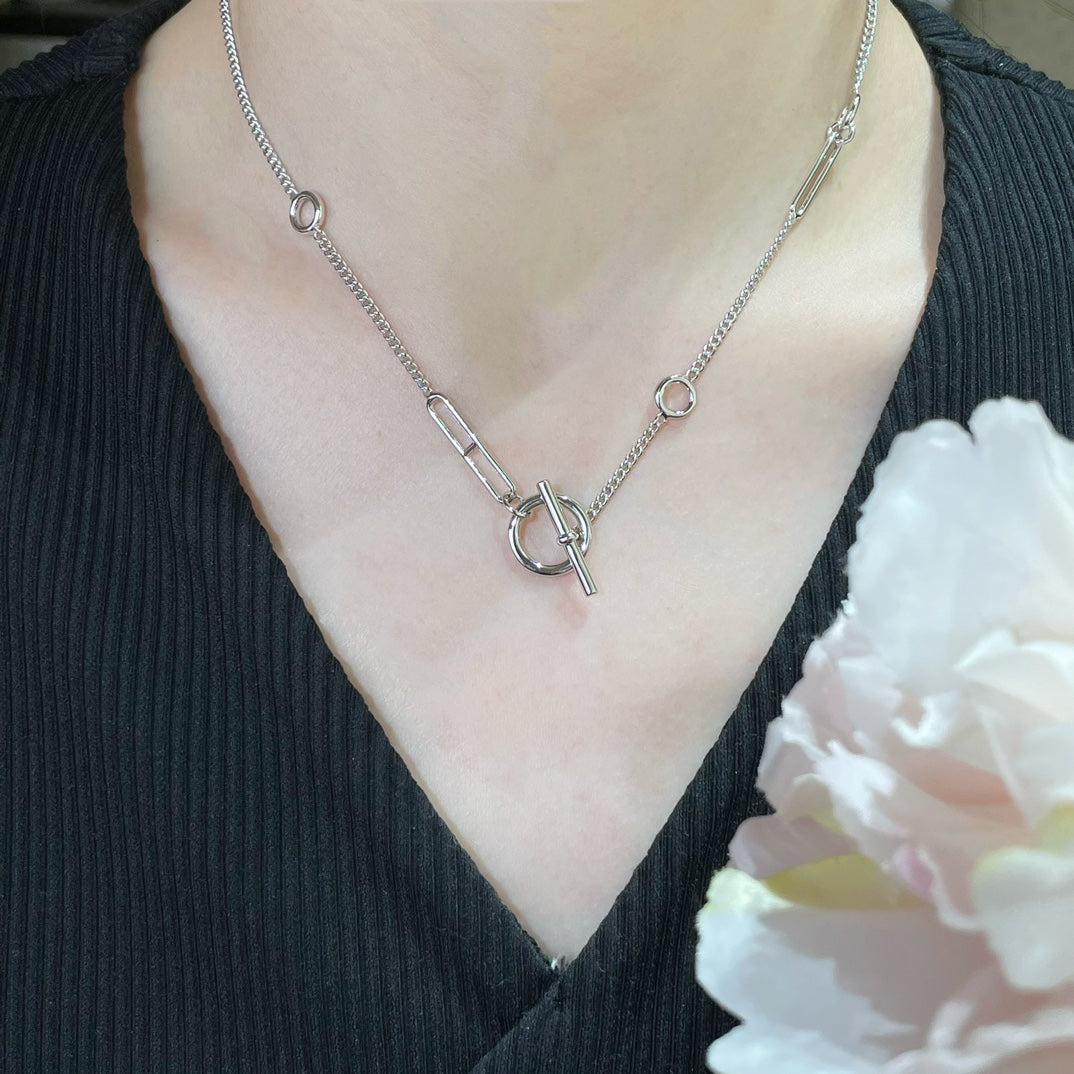 [Lumi Jewels]HM STERLING CHAINE D'ANCRE HEART