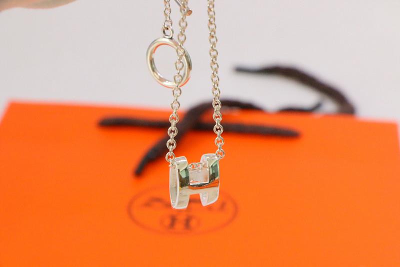 [Lumi Jewels]HM NECKLACE H LETTER OVAL SERIES
