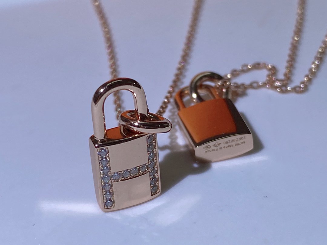 [Lumi Jewels]HM ADVANCED NICHE LOCK HEAD NECKLACE DIAMONDS