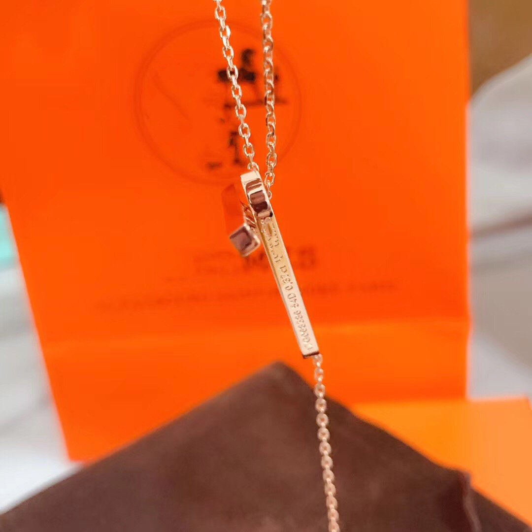 [Lumi Jewels]HM NECKLACE PLATINUM ROSE GOLD DIAMOND