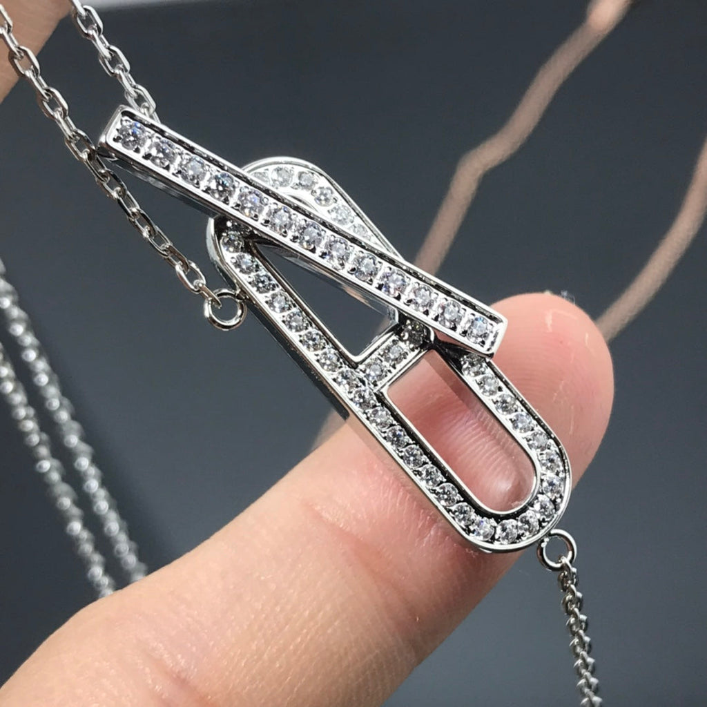 [Lumi Jewels]HM NECKLACE PLATINUM ROSE GOLD DIAMOND