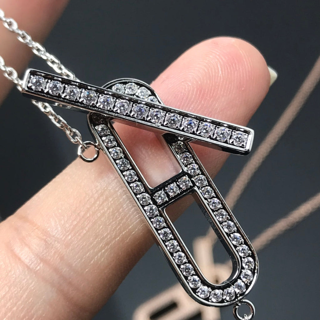 [Lumi Jewels]HM NECKLACE PLATINUM ROSE GOLD DIAMOND