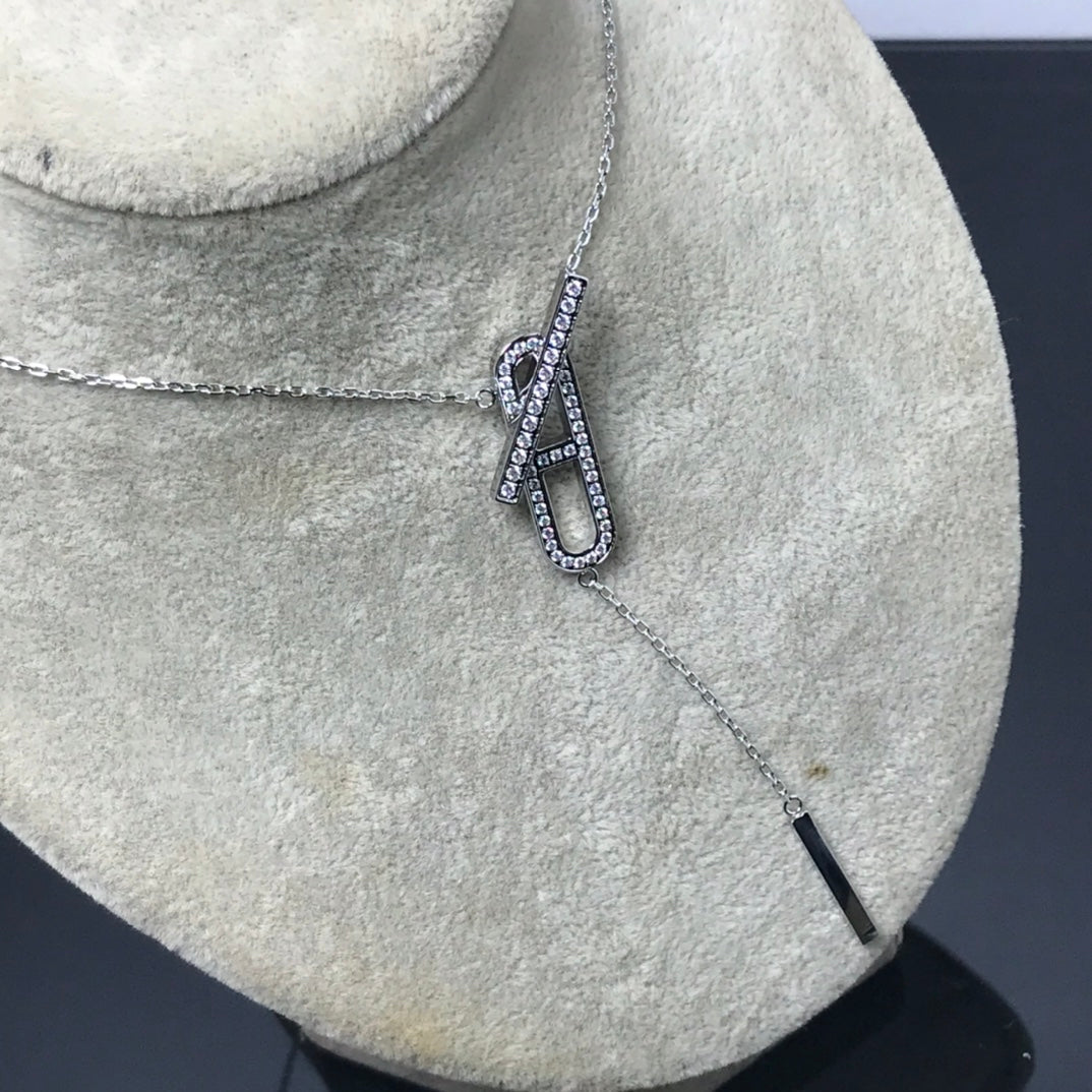 [Lumi Jewels]HM NECKLACE PLATINUM ROSE GOLD DIAMOND