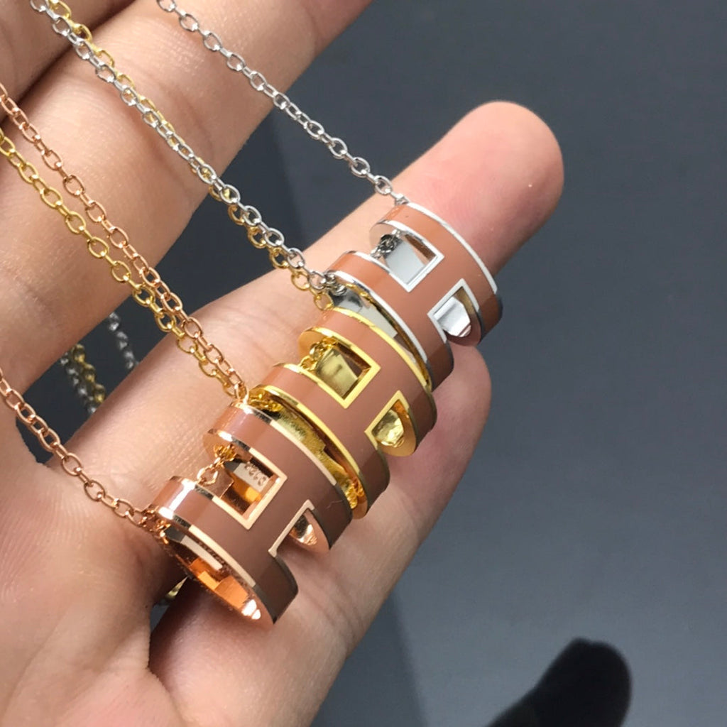 [Lumi Jewels]H NECKLACE BROWN