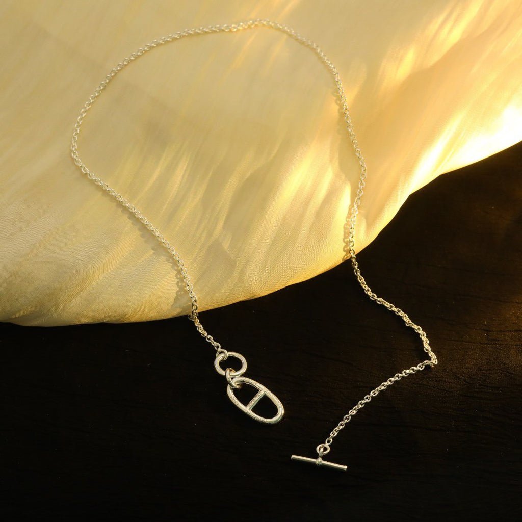 [Lumi Jewels]HM CHAINE D'ANCRE PENDANT NECKLACE STERLING SILVER
