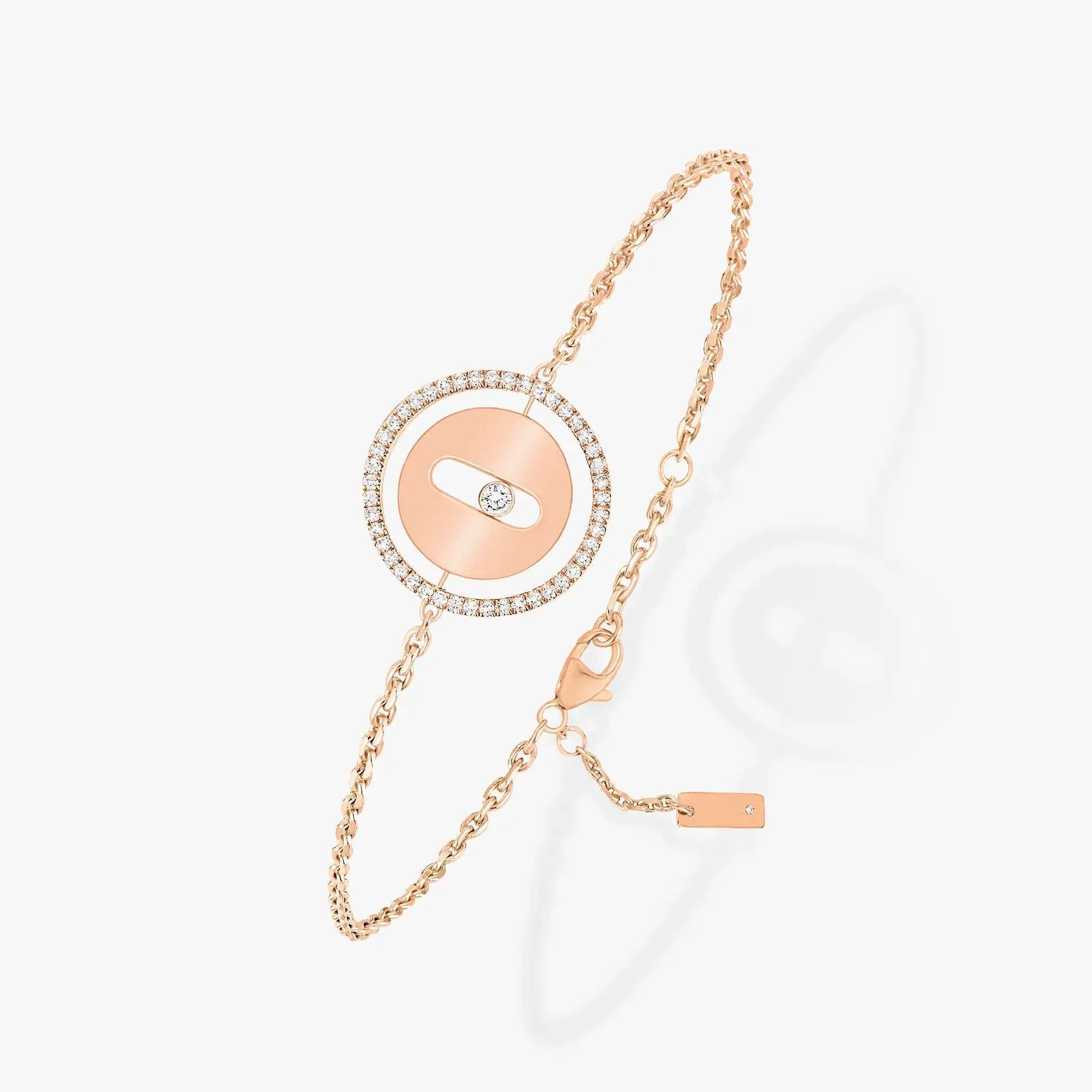 [Lumi]LUCKY MOVE PAVED DIAMOND BRACELET