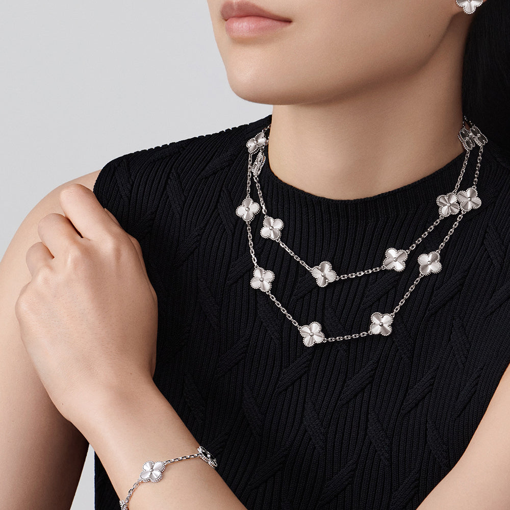 [Lumi Jewels]CLOVER 20 MOTIFS DIAMOND SILVER