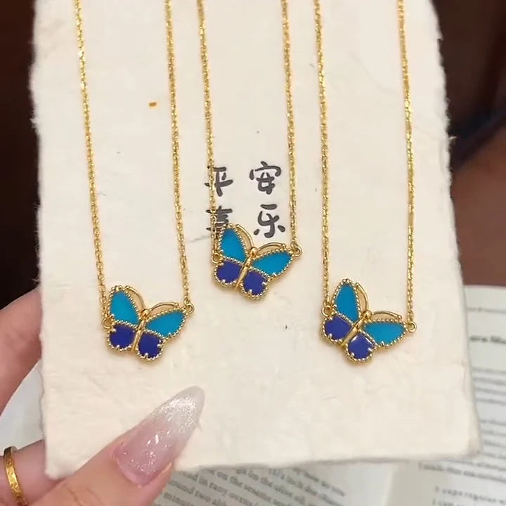 [Lumi Jewels] 2026 NEW LUCKY BUTTERFLY 1 MOTIFS NECKLACE