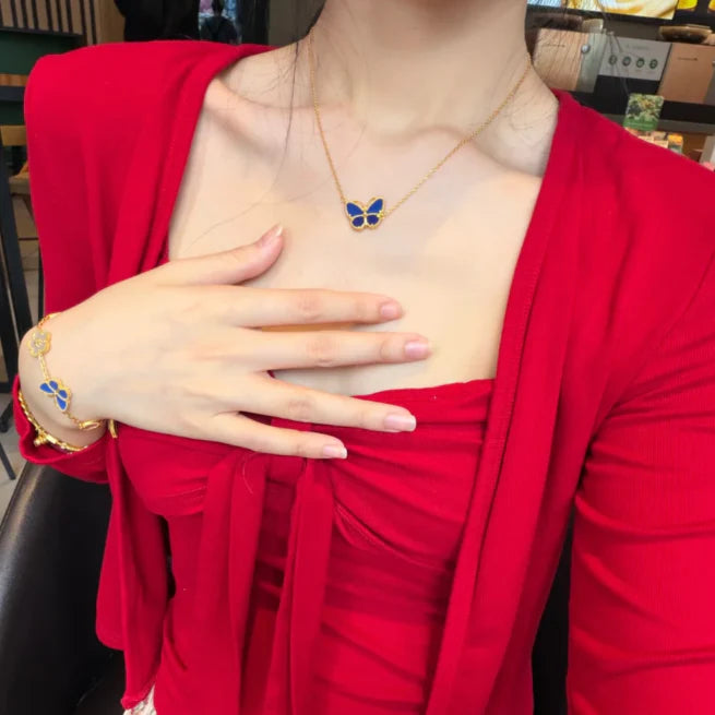[Lumi Jewels] 2026 NEW LUCKY BUTTERFLY 1 MOTIFS NECKLACE