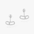 [Lumi]MOVE UNO SILVER DIAMOND EARRINGS