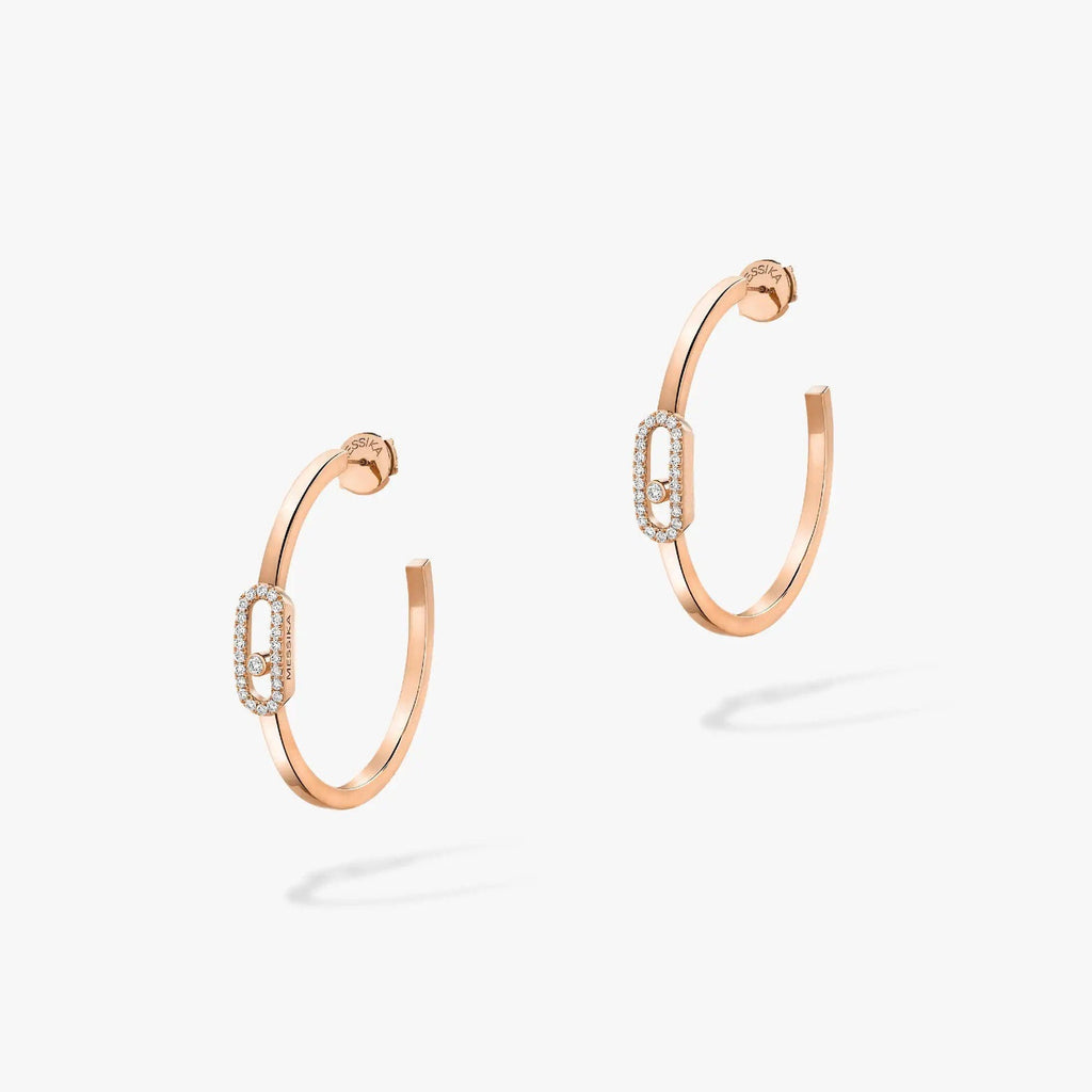 [Lumi]CREOLES MOVE UNO PM DIAMOND EARRINGS
