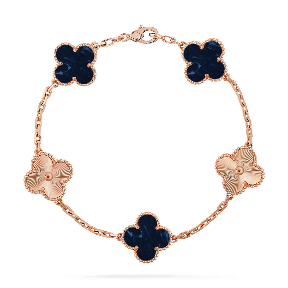 [Lumi Jewels]CLOVER 5 MOTIF PIETERSITE BRACELET COLLECTION
