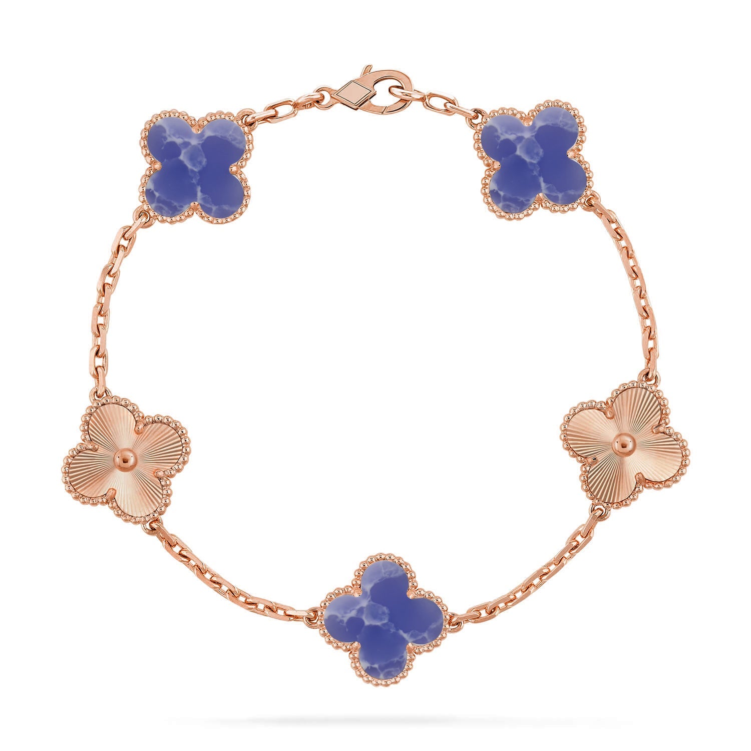[Lumi Jewels]CLOVER 5 MOTIF BLUE VEINS BRACELET COLLECTION