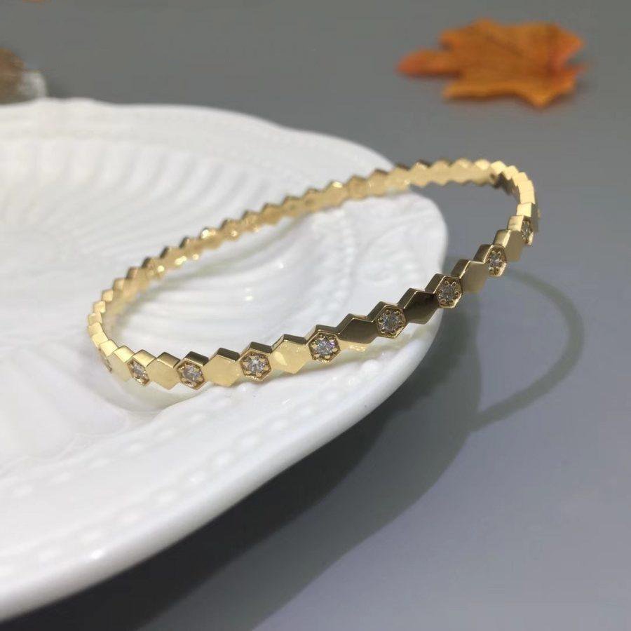 [Lumi Jewels]BEE LOVE GOLD DIAMOND BRACELET