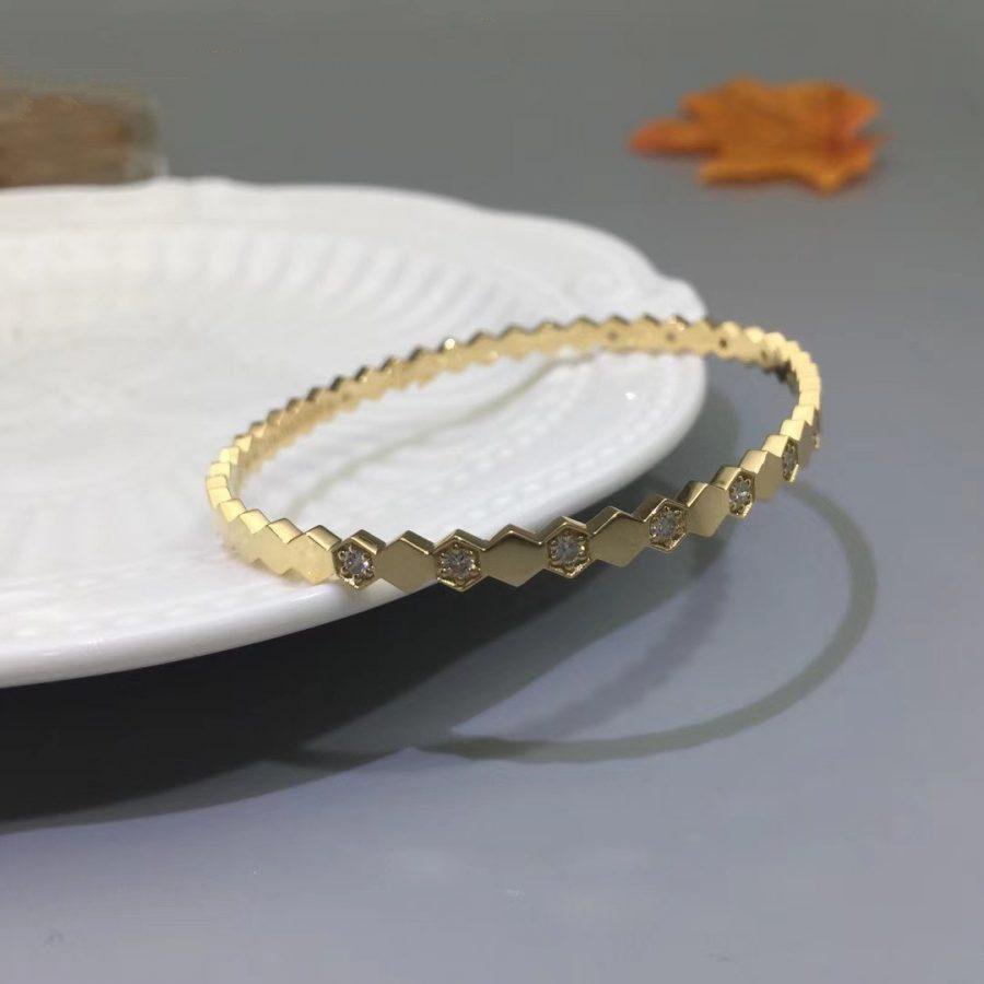 [Lumi Jewels]BEE LOVE GOLD DIAMOND BRACELET