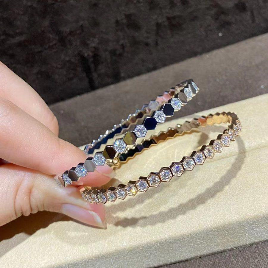 [Lumi Jewels]BEE LOVE GOLD BRACELET FULL DIAMOND