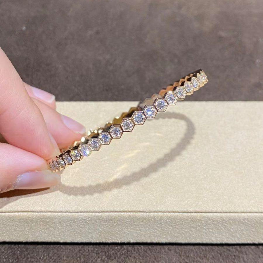 [Lumi Jewels]BEE LOVE GOLD BRACELET FULL DIAMOND