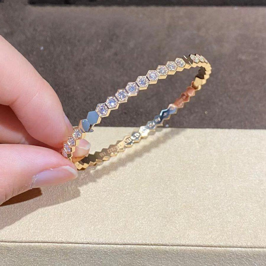 [Lumi Jewels]BEE LOVE GOLD BRACELET FULL DIAMOND