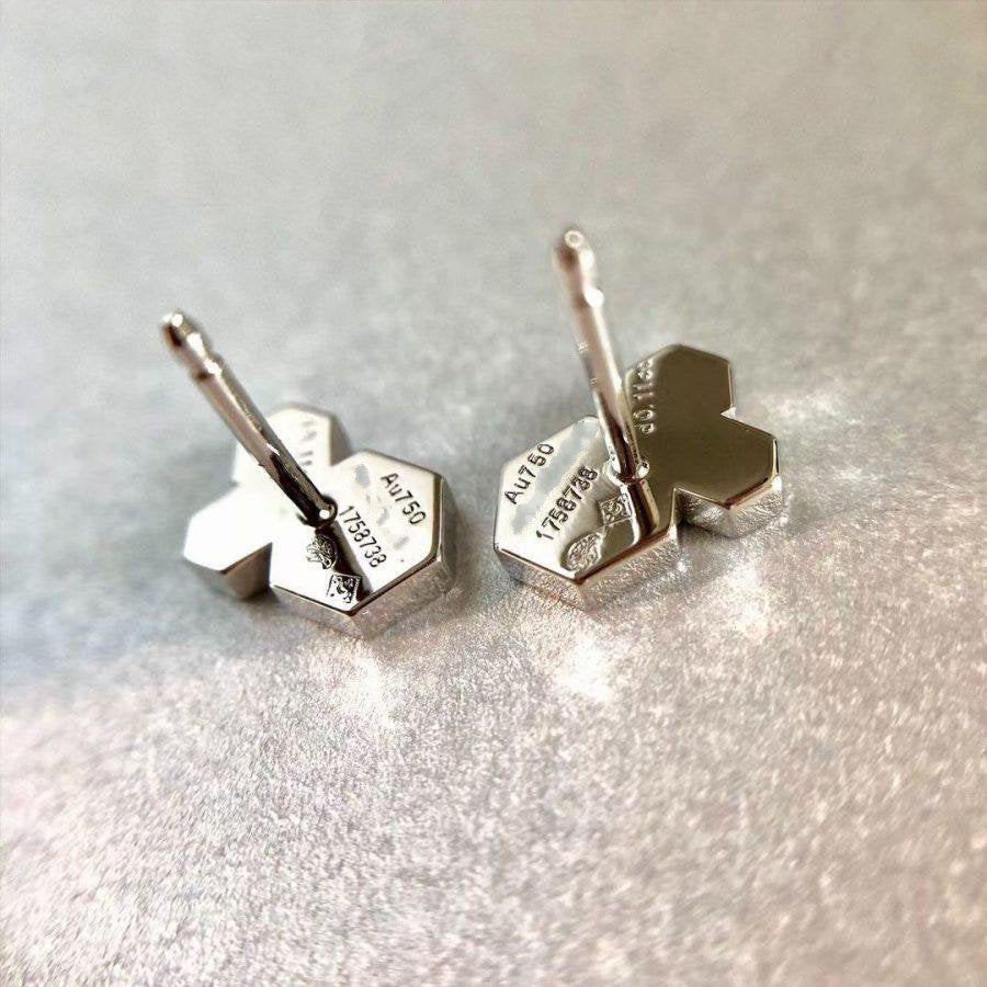[Lumi Jewels]BEE LOVE SILVER DIAMOND EARRINGS