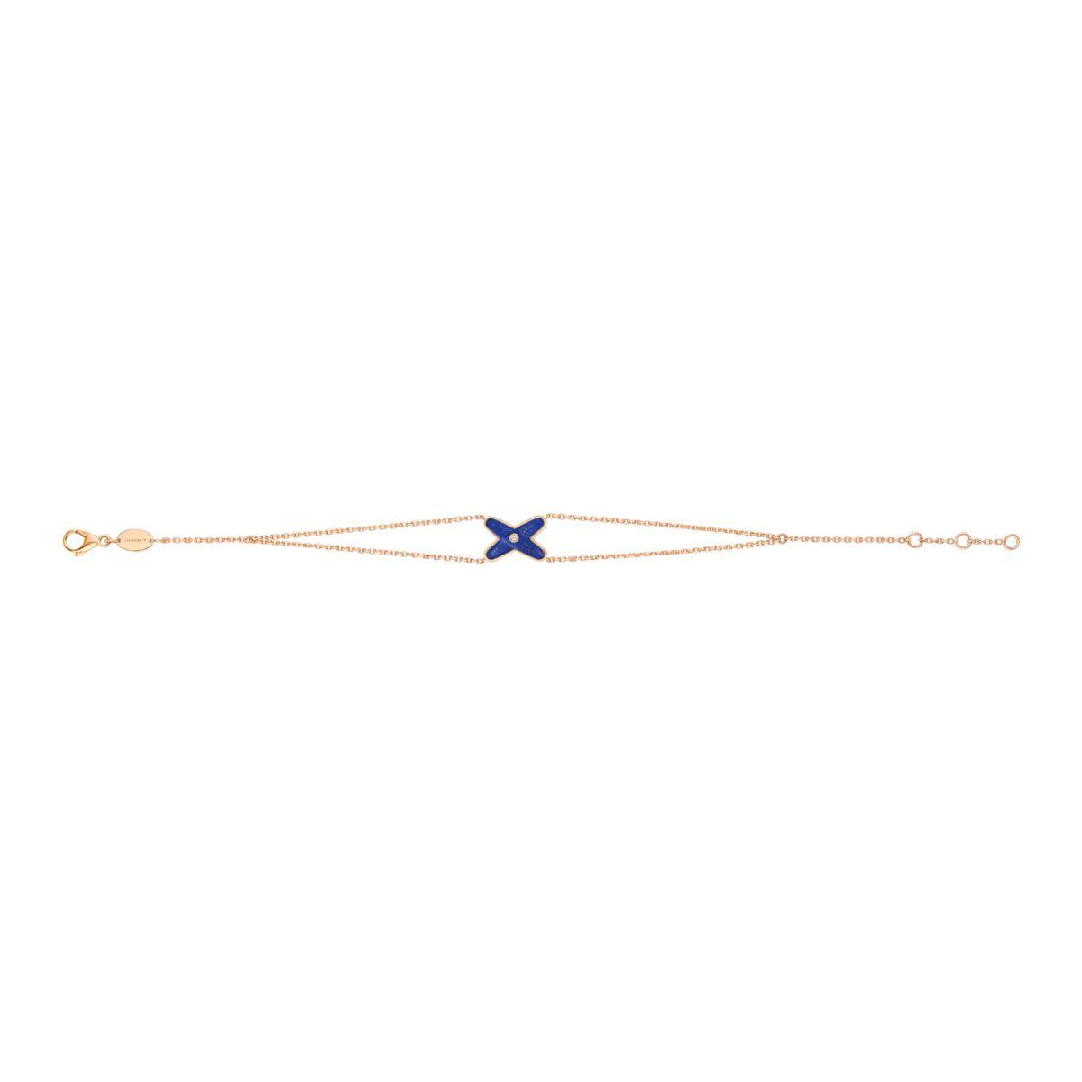 [Lumi Jewels]Hollow Design Four-Leaf Clover Flower Shape Bracelet