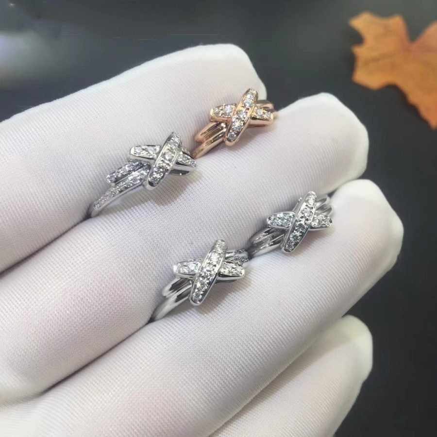 [Lumi Jewels]JEUX DE SILVER DIAMOND RING