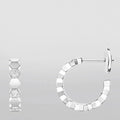 [Lumi Jewels]Hollow Design Four-Leaf Clover Flower Shape Earrings