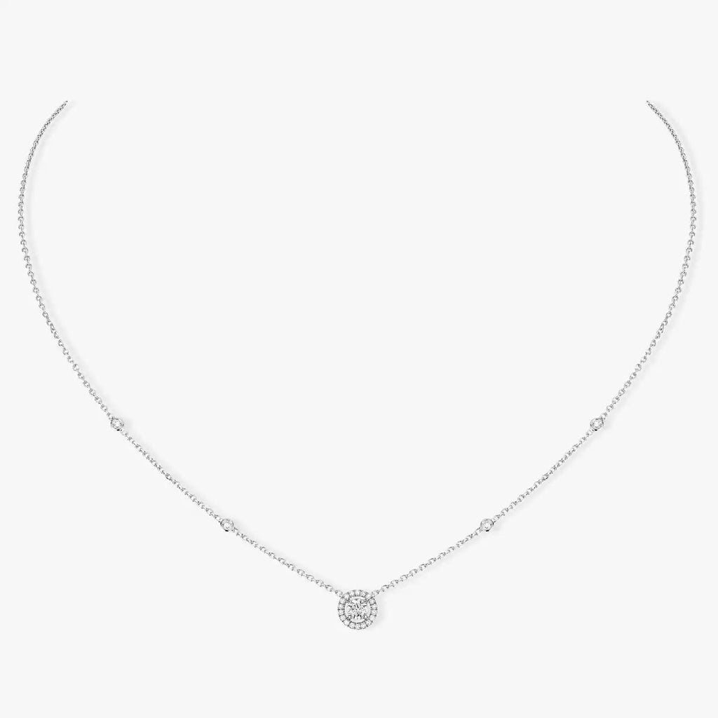 [Lumi Jewels]Diamond Necklace 0,20ct Brilliant Shape Joy