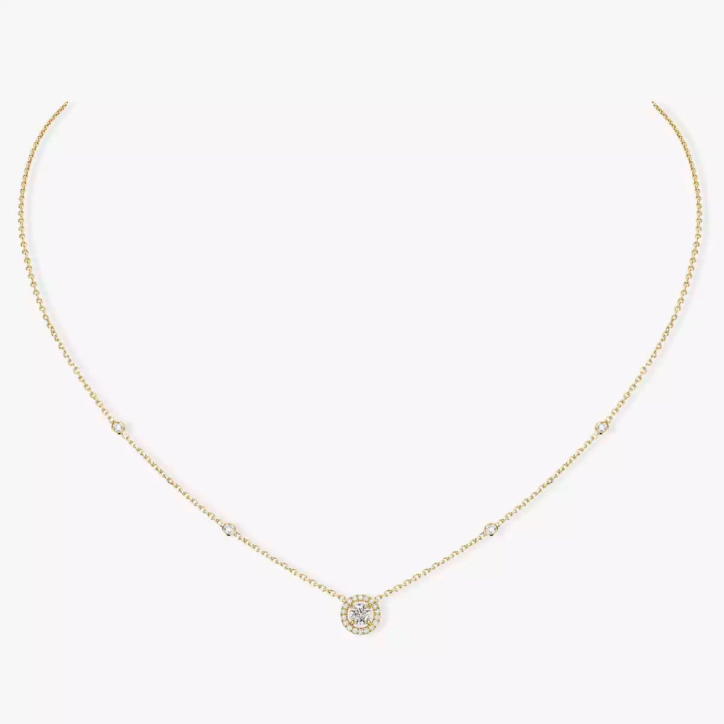 [Lumi Jewels]Diamond Necklace 0,20ct Brilliant Shape Joy