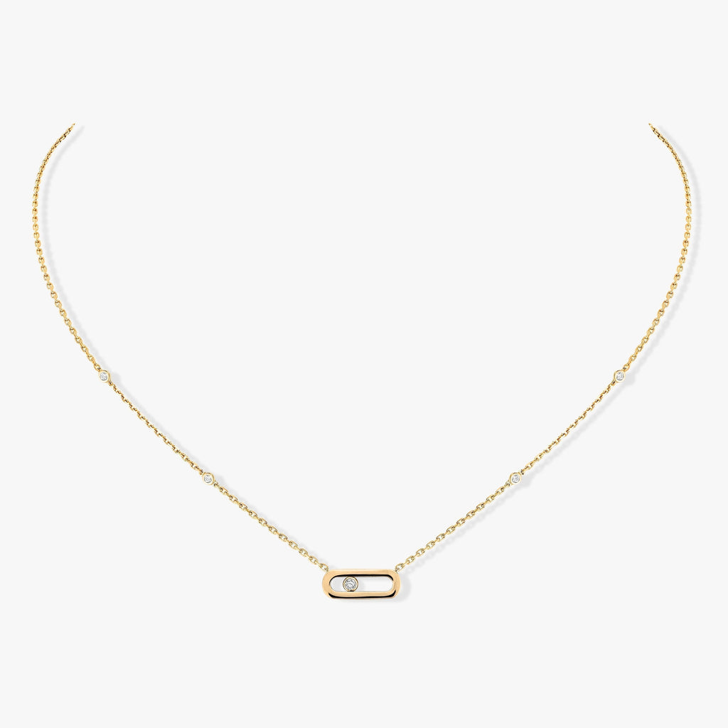 [Lumi]MOVE UNO DIAMOND NECKLACE