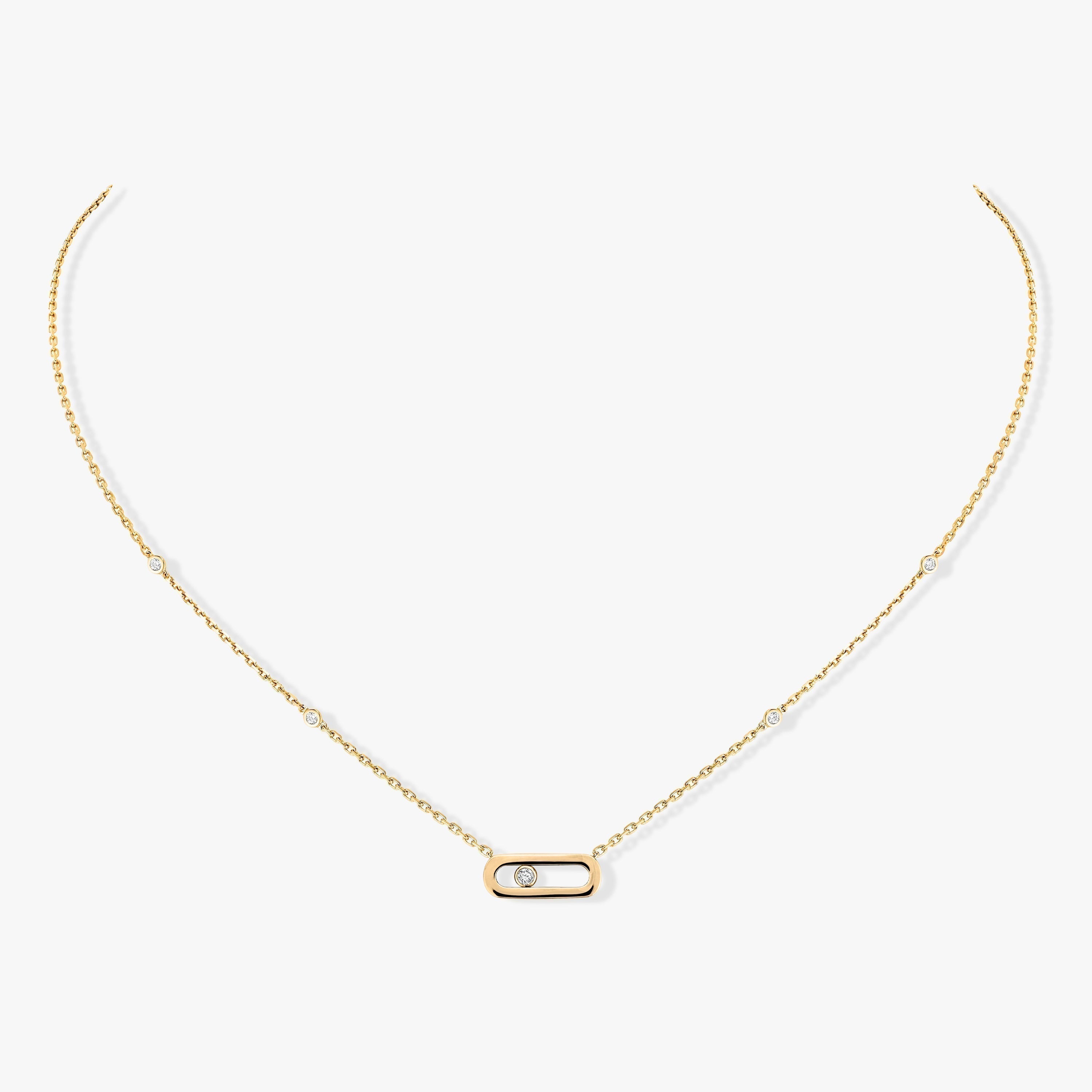 [Lumi]MOVE UNO DIAMOND NECKLACE