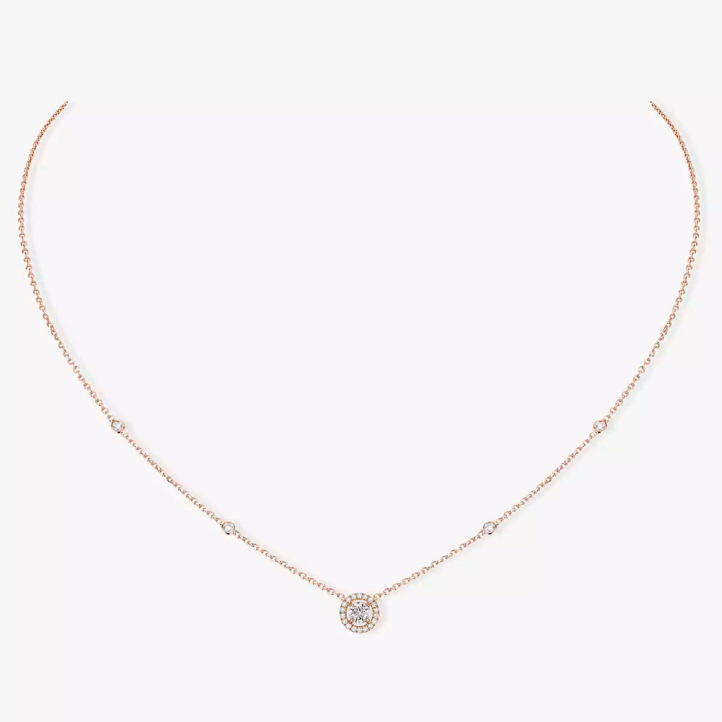 [Lumi Jewels]Diamond Necklace 0,20ct Brilliant Shape Joy