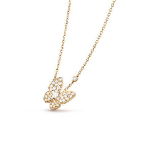 [Lumi Jewels]BUTTERFLY DIAMOND NECKLACE