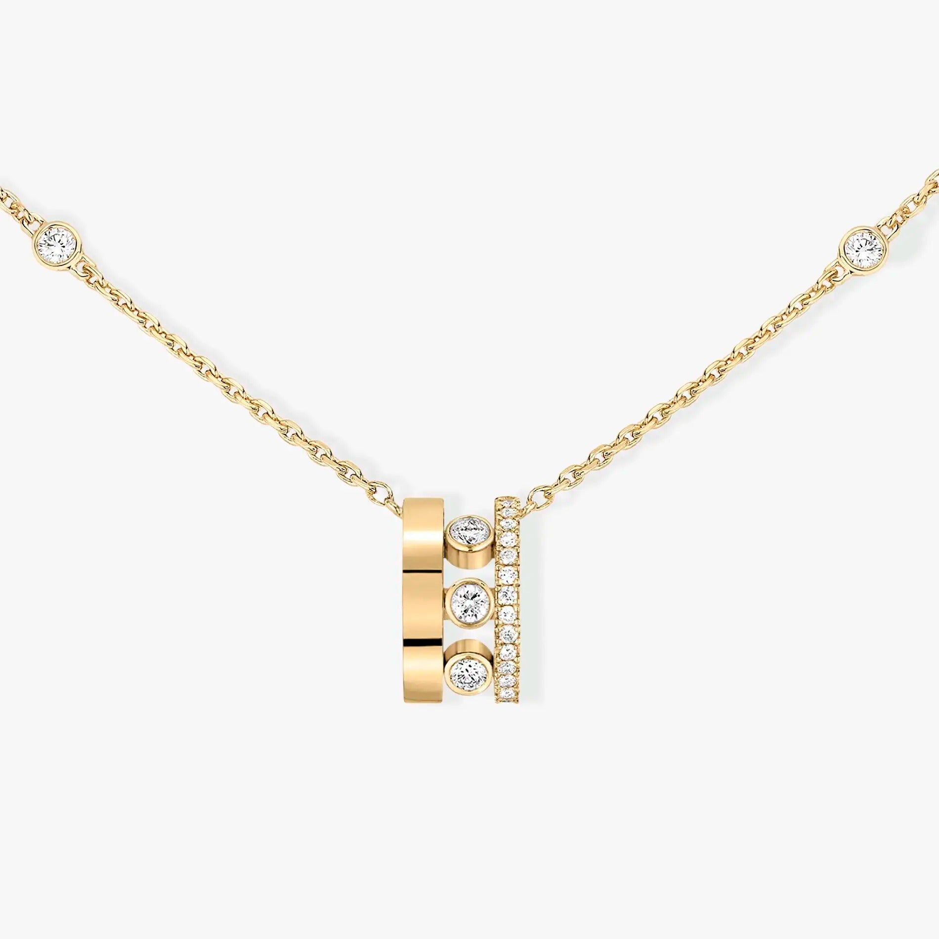 [Lumi]CHAIN MOVE ROMANE PEDAND NECKLACE