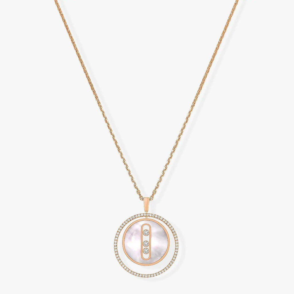 [Lumi]LUCKY MOVE MM NACRE BLANCHE DIAMOND NECKLACE