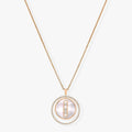 [Lumi]LUCKY MOVE MM NACRE BLANCHE DIAMOND NECKLACE