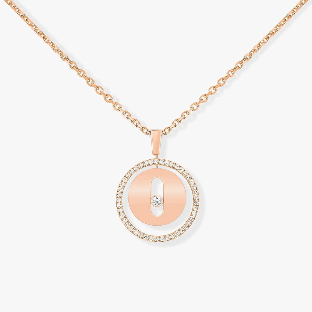 [Lumi]LUCKY MOVE PM NECKLACE PINK GOLD DIAMOND